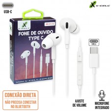 Fone Tipo C XC-F-13 X-Cell - Branco